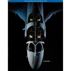 🛩️ Grumman Annual Report 1986 | 57th Edition | Aerospace Cold War Era